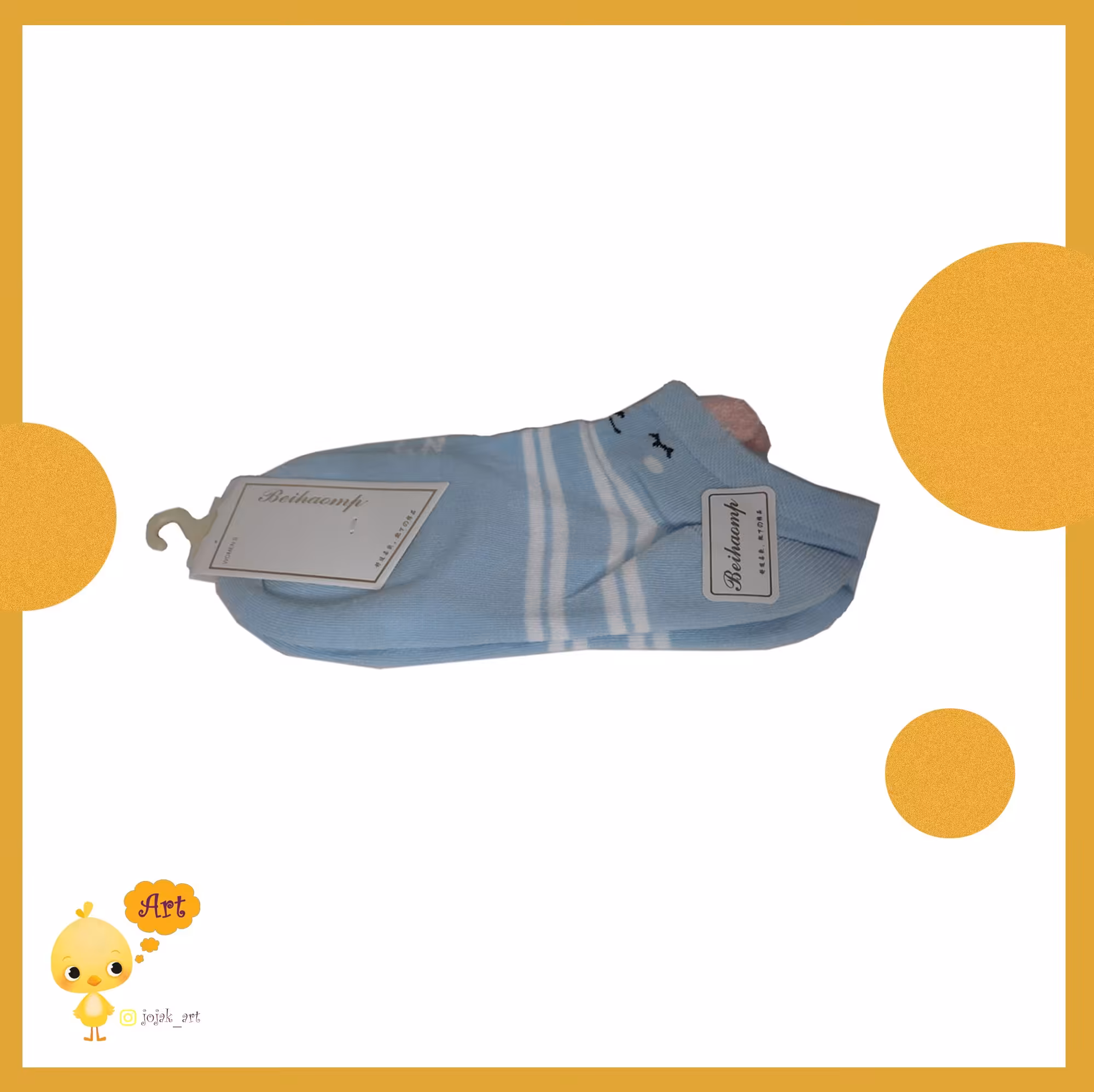 جوراب طرح پیشی 