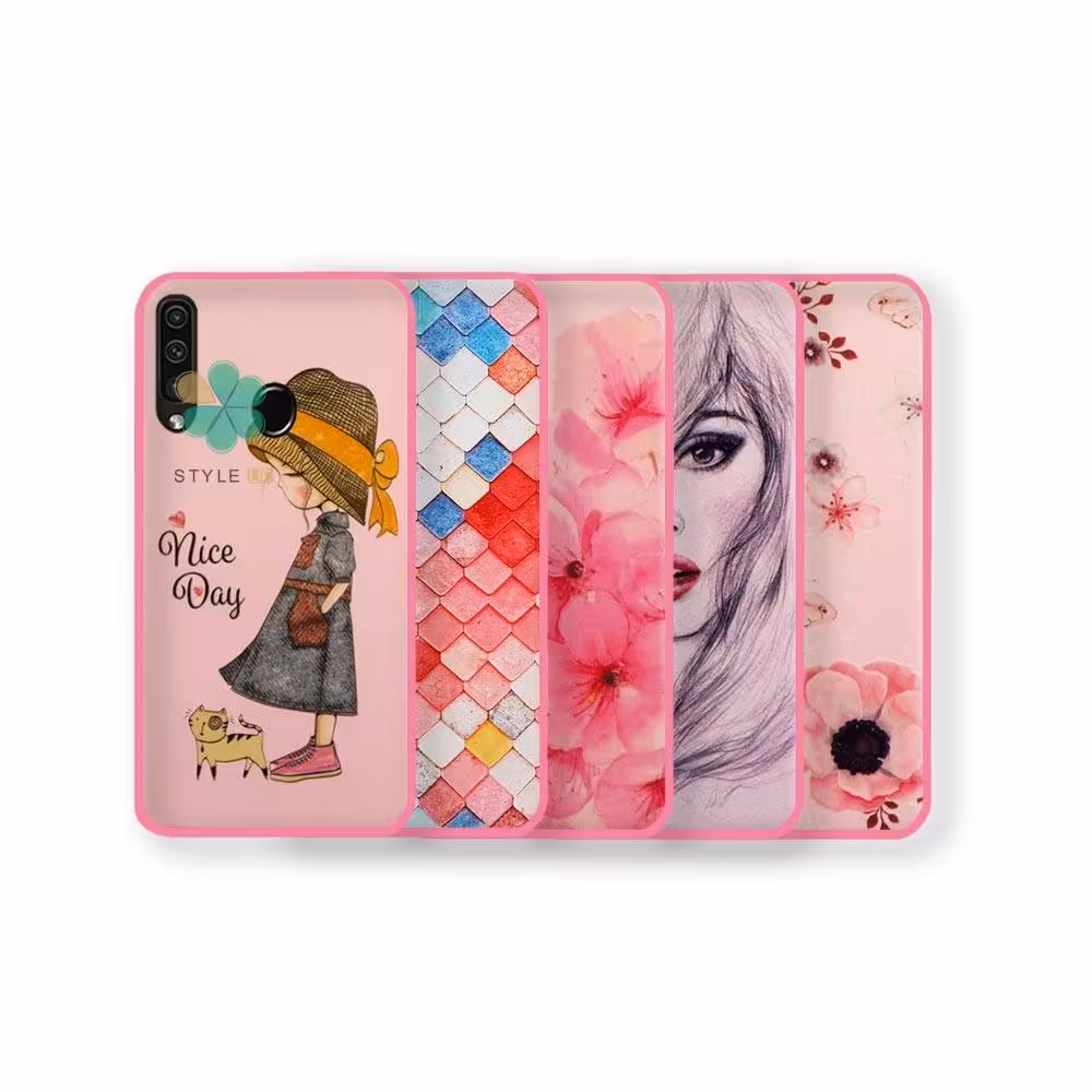 قاب فانتزی صورتی دخترانه گوشی سامسونگ Galaxy A20s مدل باربی