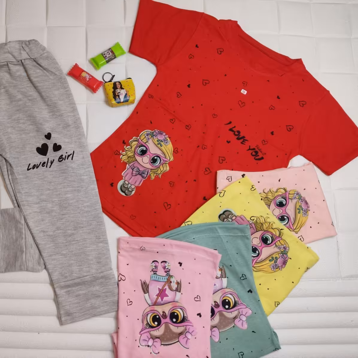 تیشرت شلوارک دخترانه