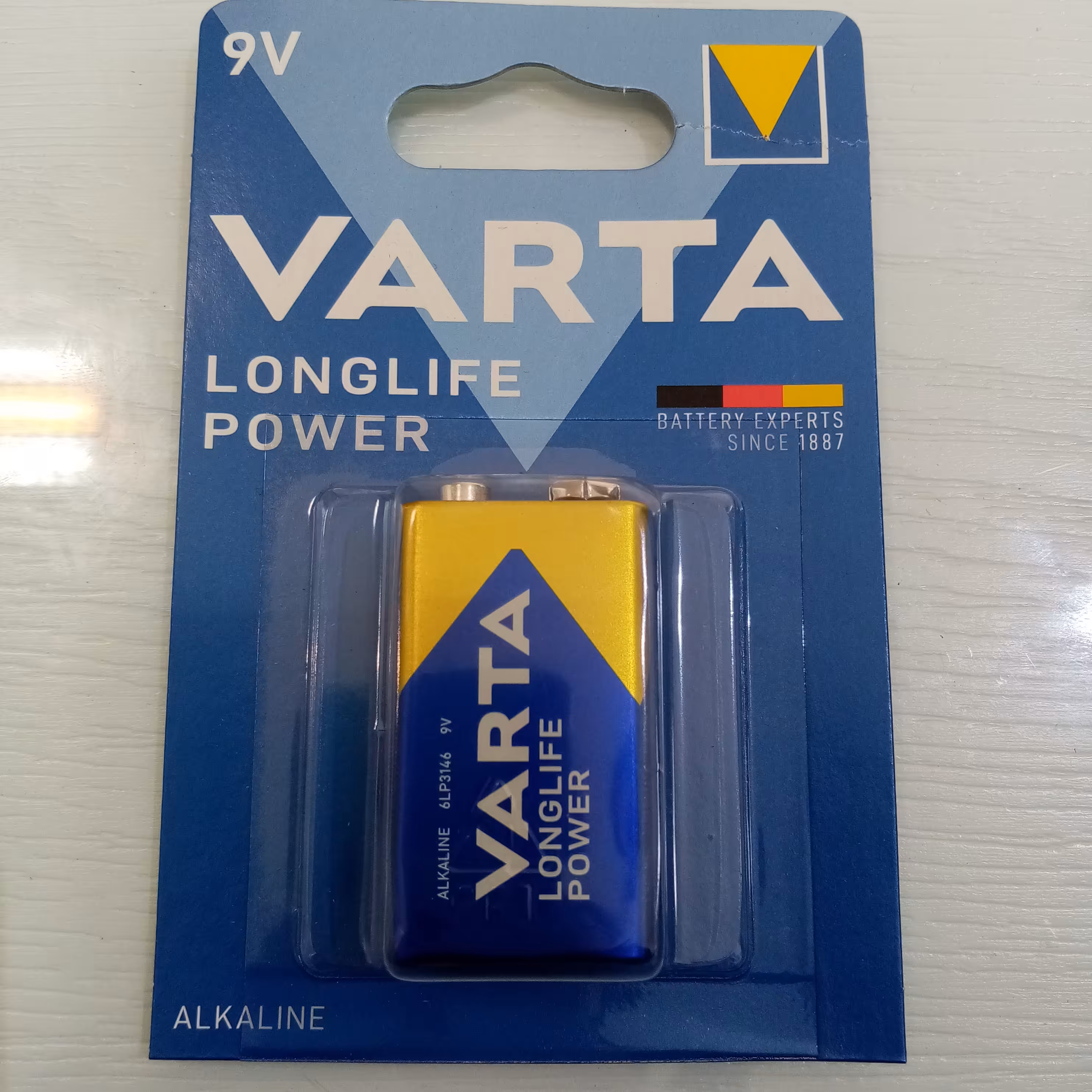 باتری کتابی 9 ولت کارتی وارتا  آلکالاین 