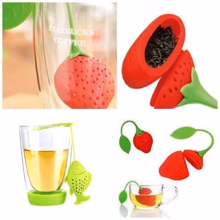 دمنوش سیلیکونی طرح دار یک عددی باارسال رایگان