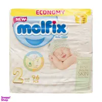 پوشک مولفیکس (Molfix) کد 001 سایز 2 بسته 96 عددی