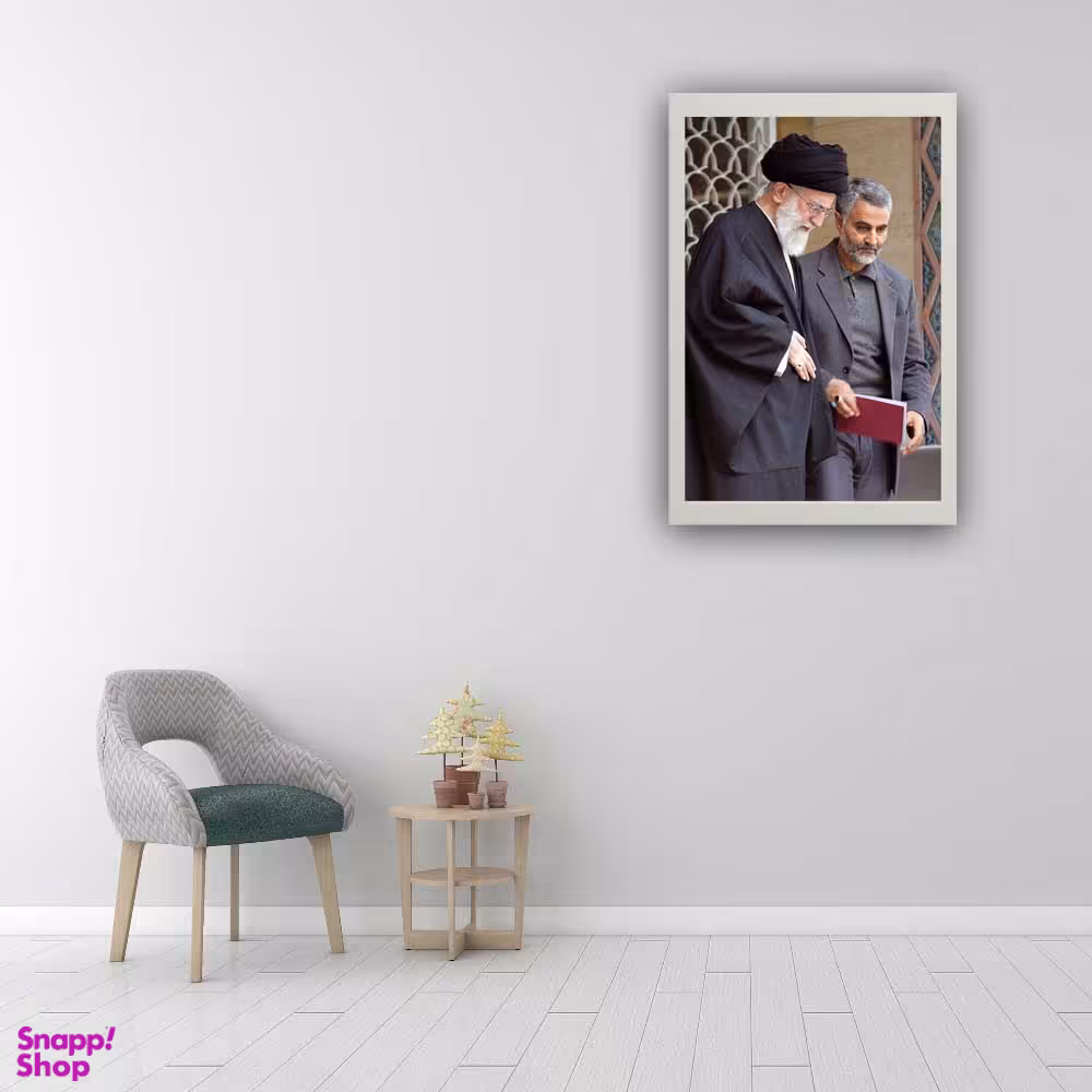 تابلو مدل رهبر و سردار سلیمانی