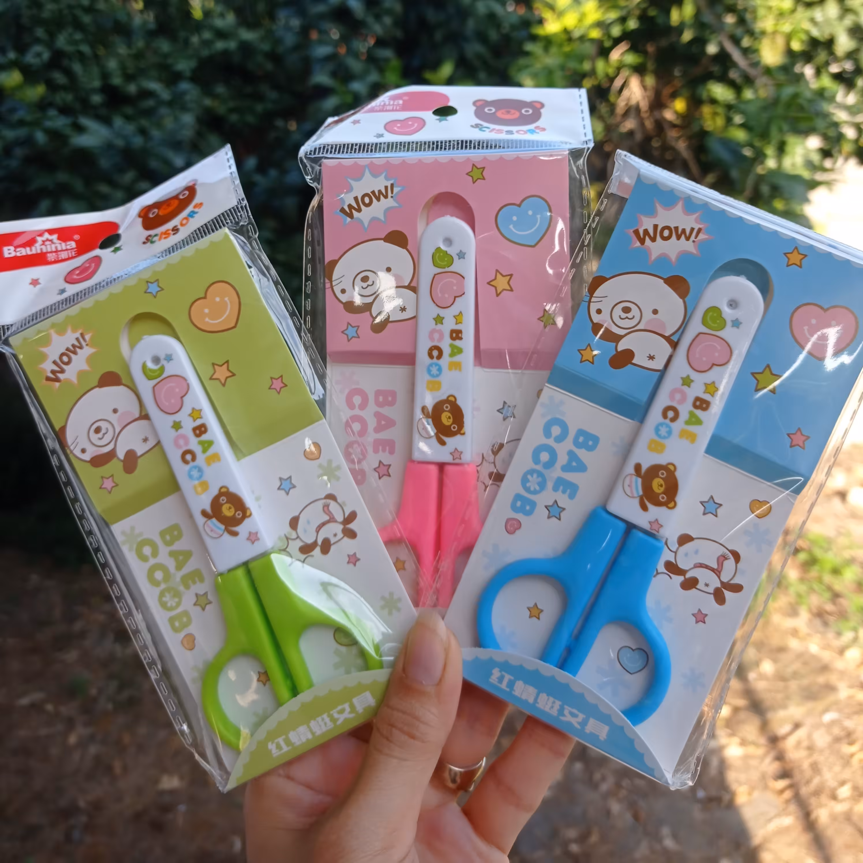 قیچی غلاف دار طرح خرسی