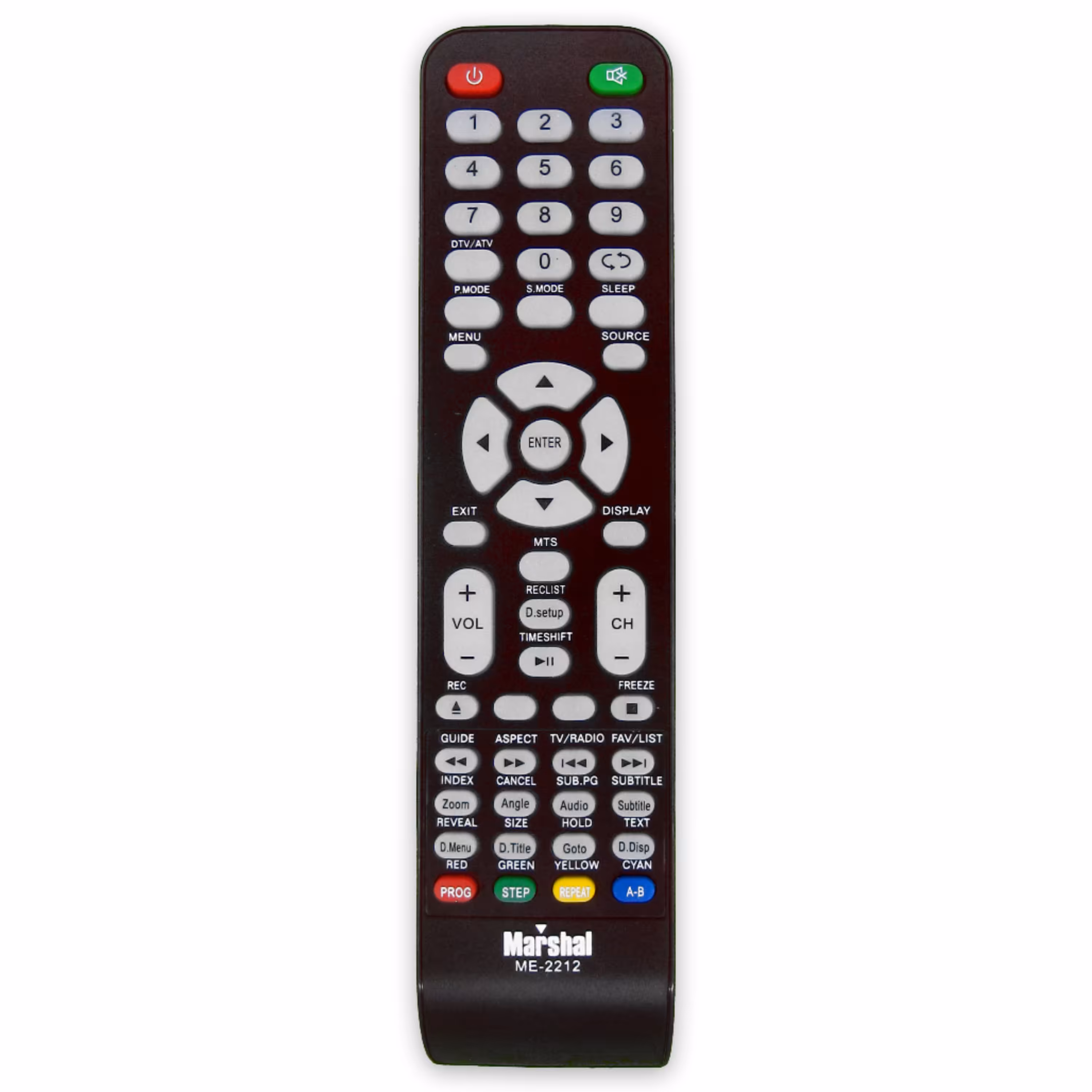 کنترل تلویزیون ال ای دی مارشال LEDMARSHAL مدل ME-2212