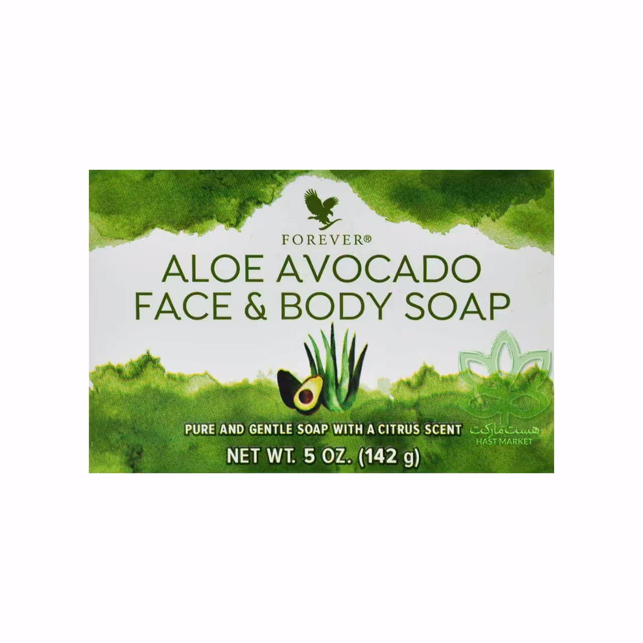 صابون صورت و بدن آلوئه ورا و آووکادو 140 گرم فوراور - forever