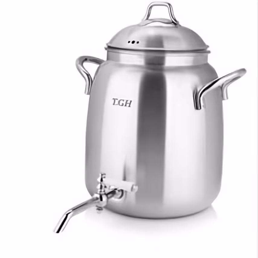 کتری 10 لیتر  مات شیر دار قیطاسی کد 1010