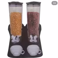 جا حبوبات دو قلو ایستاده رنگ مشکی