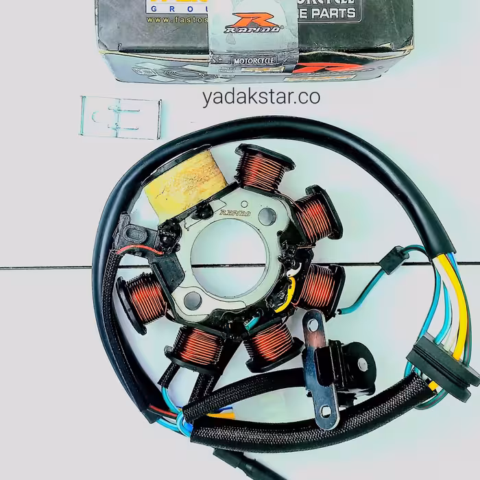 بوبین برق 8پر ( ساده) هوندا برند راپیدو با تضمین اصالت و مرجوعی کالا ارسال با پست پیشتاز و تیپاکس1 الی 2روزه 