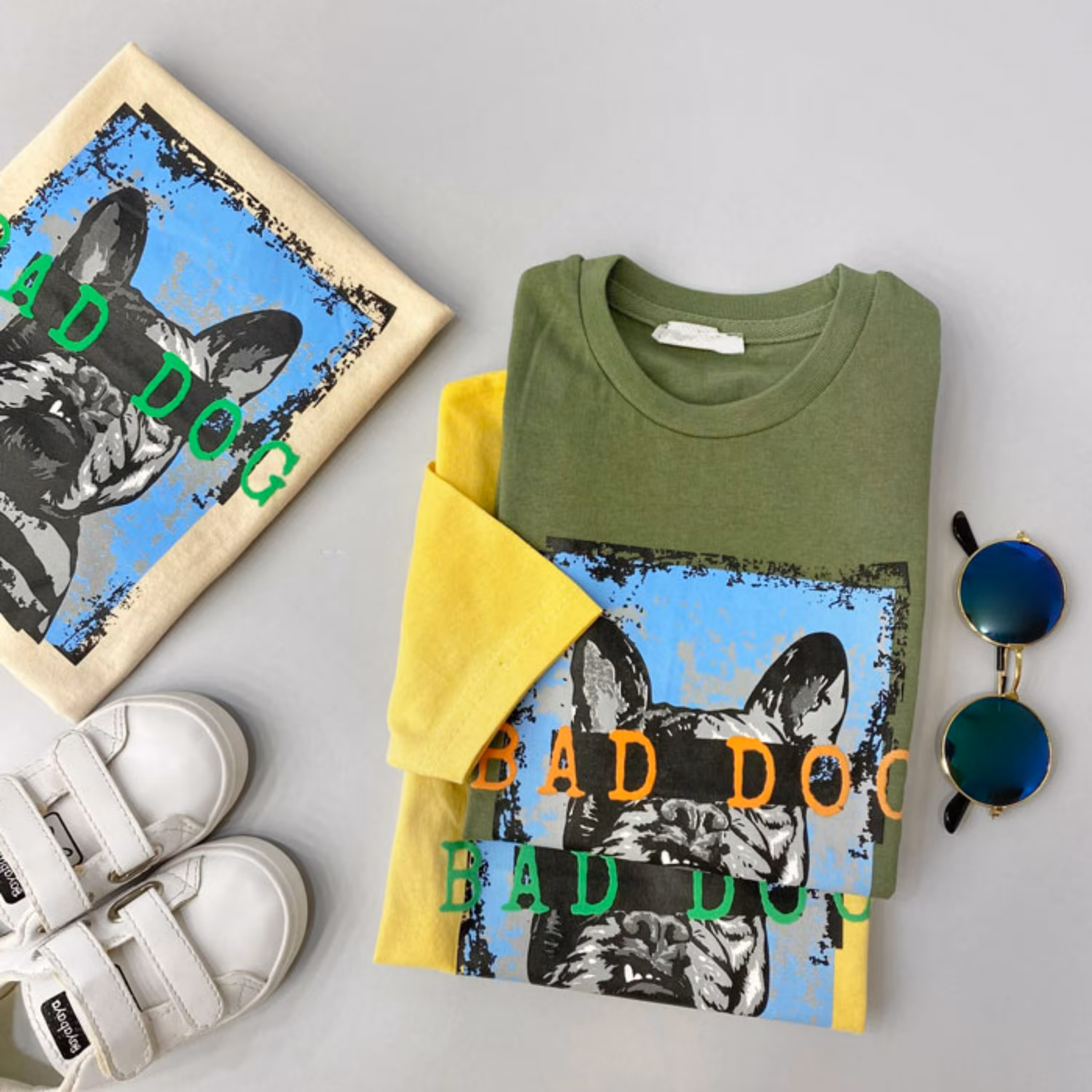 تیشرت پسرانه دخترانه پنبه(15315)