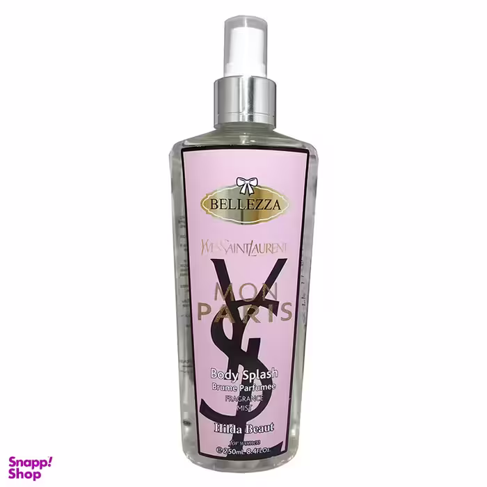 بادی اسپلش زنانه هیلدا بیوت (Hilda Beaut) مدل Ysl Mon Paris حجم 250 میلی لیتر