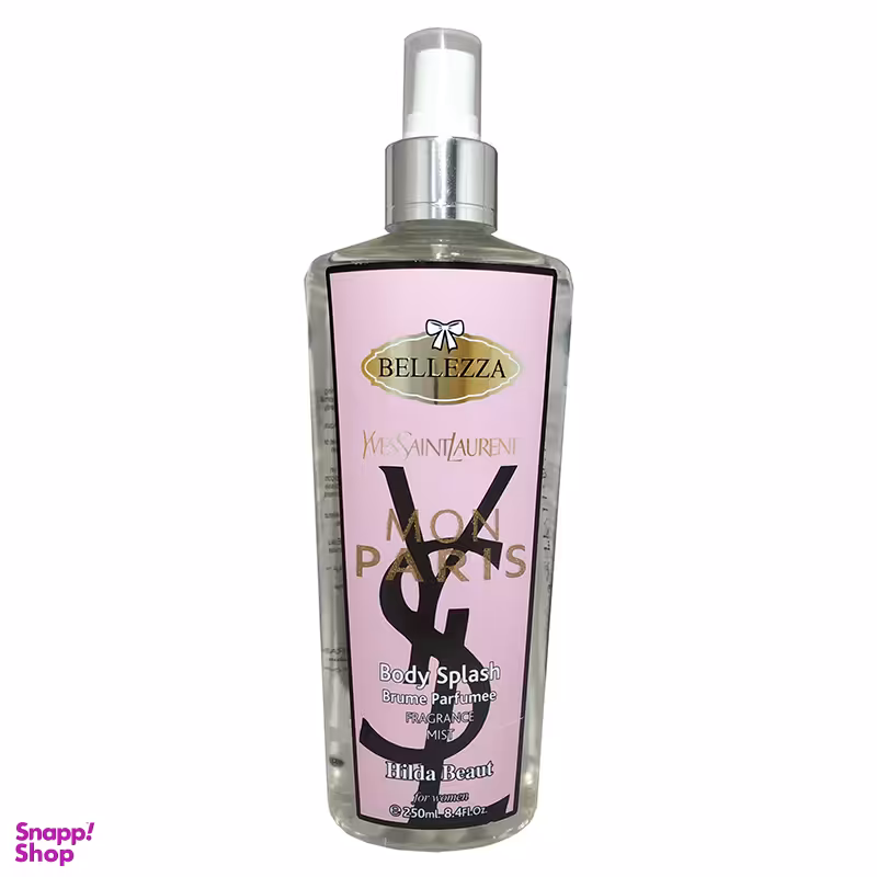 بادی اسپلش زنانه هیلدا بیوت (Hilda Beaut) مدل Ysl Mon Paris حجم 250 میلی لیتر