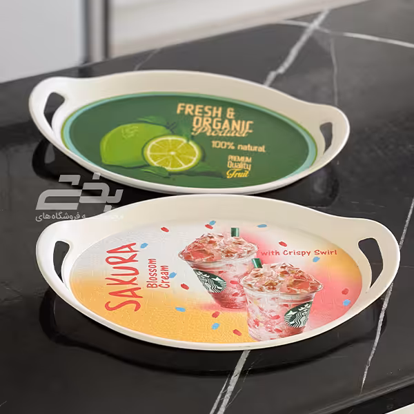 سینی بیضی متوسط طرح فانتزی رایکا