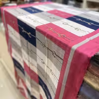 شال نخی منگوله دار تابستونی  پنج رنگ سبک و خنک