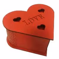 جعبه هدیه مهدیار مدل قلب کد 02