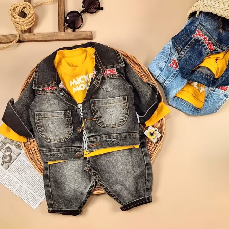 کت شلوار  جین اورجینال