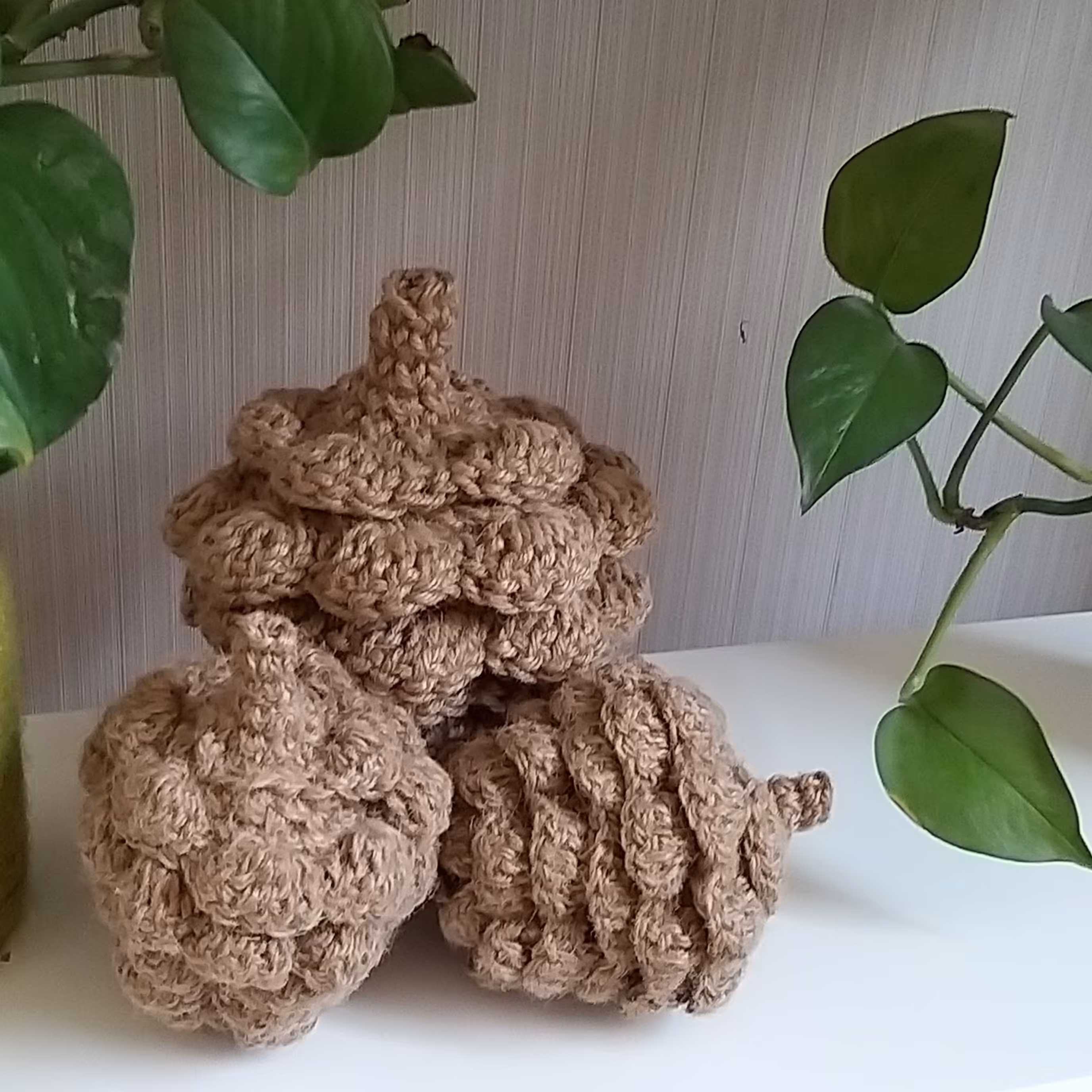 ست کاج تزیینی کنفی در 2 سایز بزرگ و متوسط