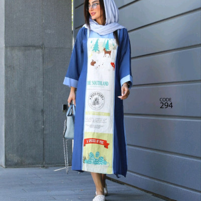 مانتو ساحلی جلو بسته لنین 294