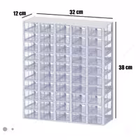 فایل شفاف 15 خانه بزرگ 350 گرمی ،50 خانه کشو کوچک