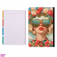 کلاسور طرح دختر فانتزی کد 289 به همراه کاغذ کلاسور