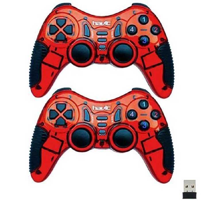 دسته بازی بی سیم گیمینگ هویت مدل G95W | ژیوار مارکت - لپتاپ استوک، لوازم جانبی موبایل و کامپیوتر