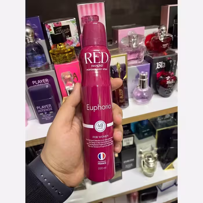 اسپری خوشبوکننده بدن رد دیاموند RED DIAMOND حجم 200 میل | amazonchi