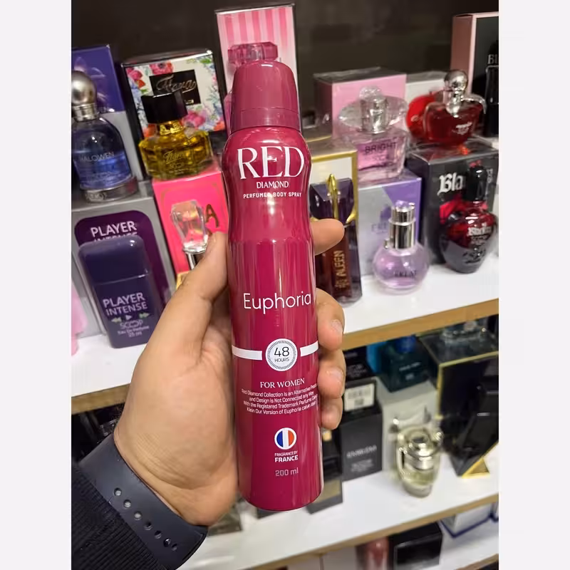 اسپری خوشبوکننده بدن رد دیاموند RED DIAMOND حجم 200 میل | amazonchi