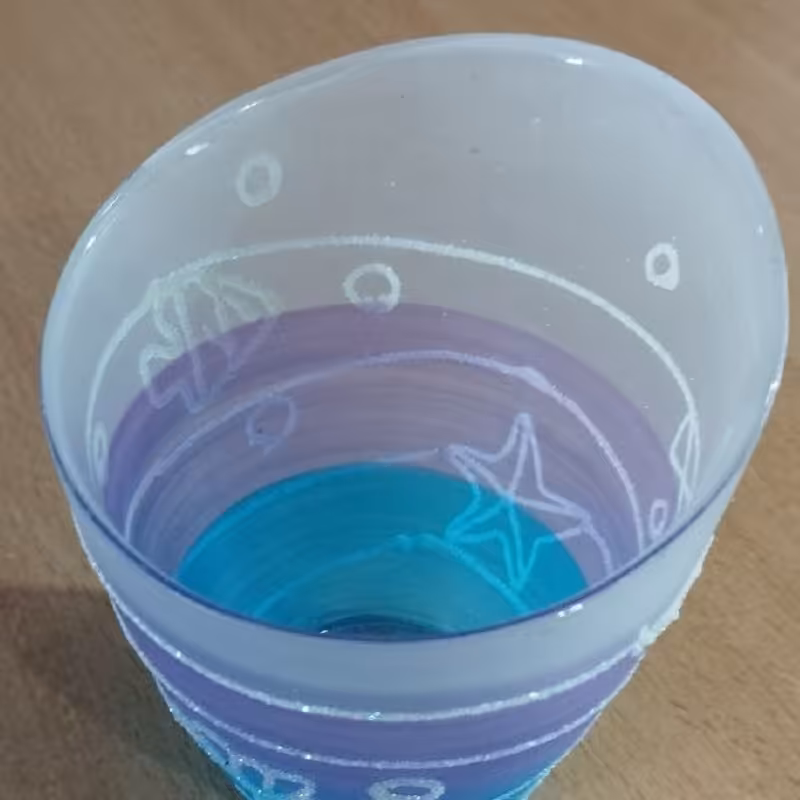 شمعدان شیشه ای