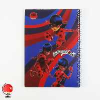 دفتر مشق 100 برگ سیمی طرح دختر کفشدوزکی آپادانا