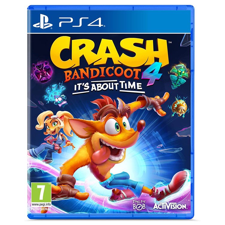 خرید دیسک بازی Crash Bandicoot 4 Its About Time برای PS4 با بهترین قیمت