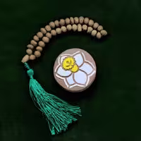 مهر نماز تربت/طرح گل نرگس