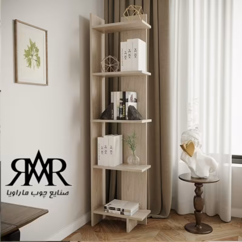 قفسه کتاب و دکوری چوبی کد B02 (مستقیم از تولیدکننده) -ارسال با باربری رایگان