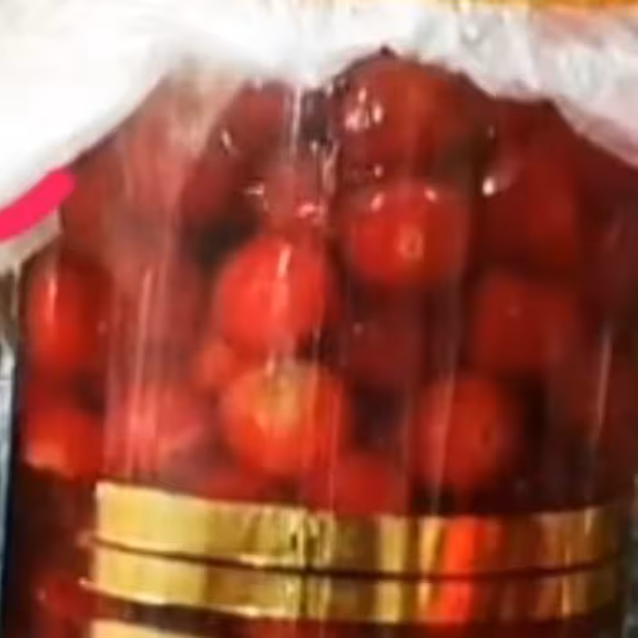 ترشی آلبالو خانگی یک کیلویی ( 1000 گرمی ) 