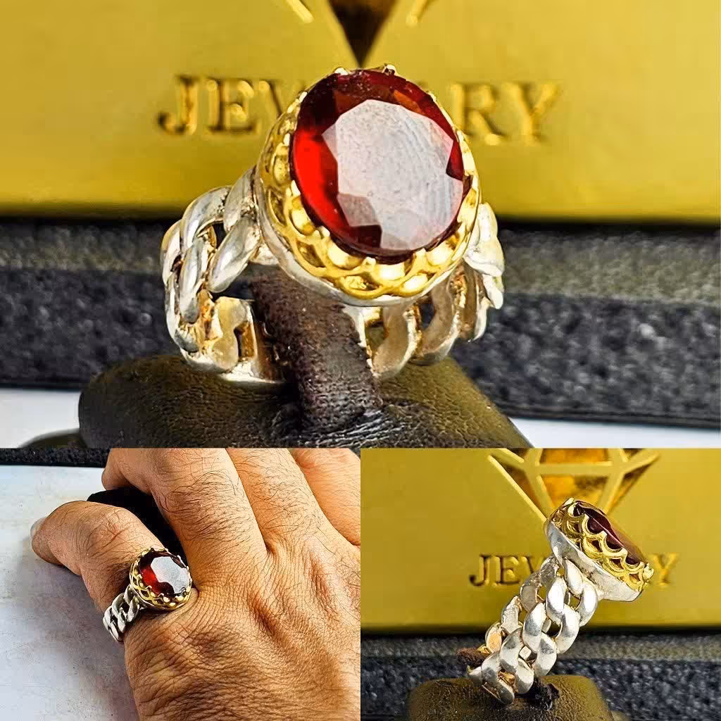 انگشتر گارنت  اصلی    
رکاب صفوی چنگی
عیار نقره 925ارسال رایگان 