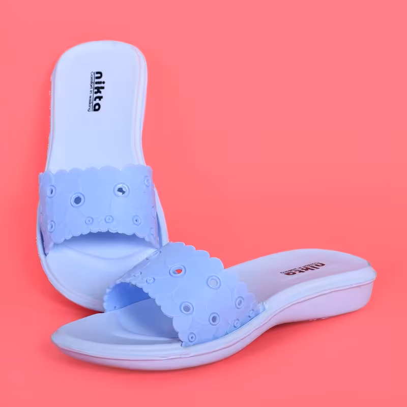 دمپایی زنانه نیکتا کد 2362 آبی 