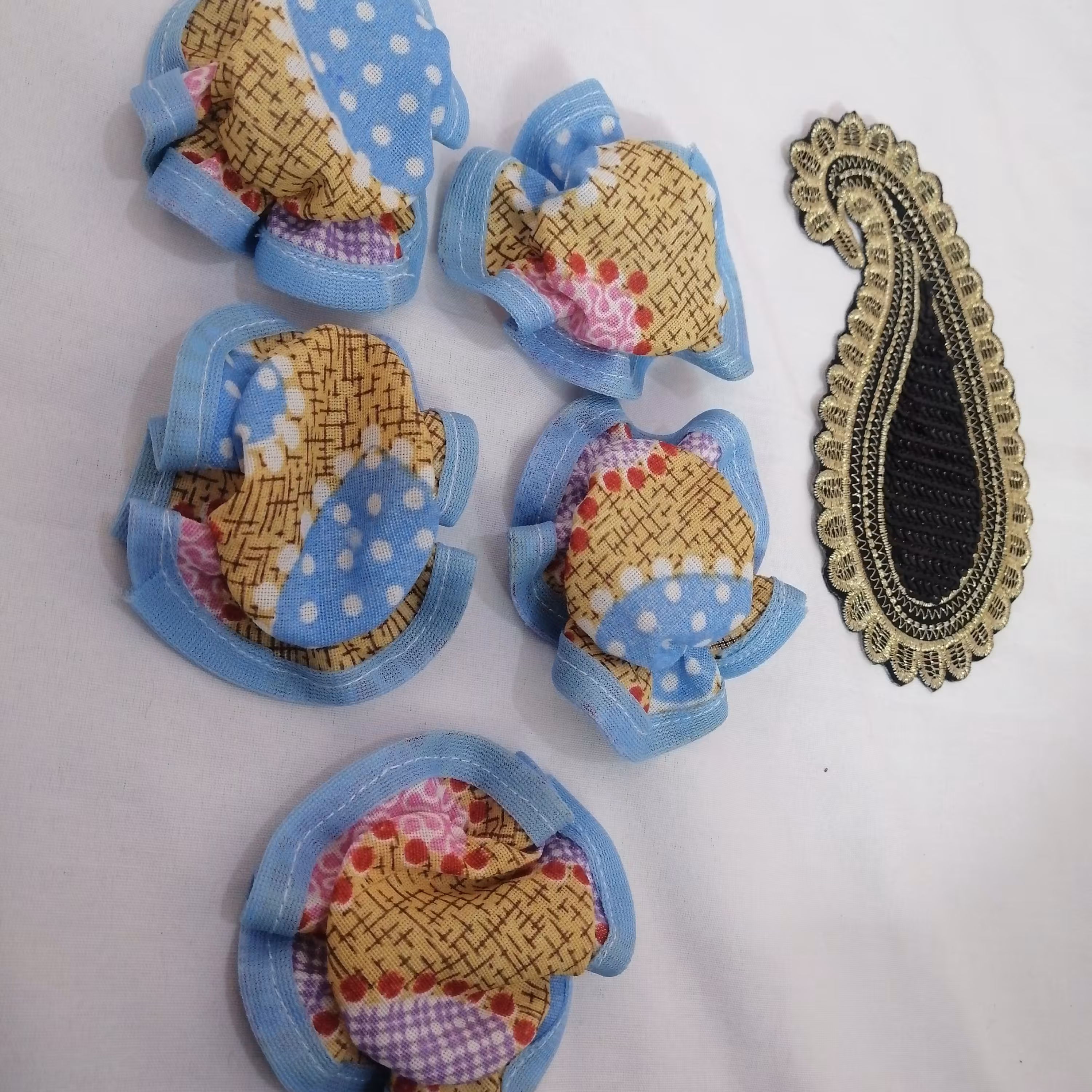 پیچک گاز 5عددی رنگ آبی