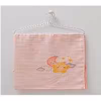 پارچه موسلین صورتی چند منظوره طرح هلال و ستاره Caramell