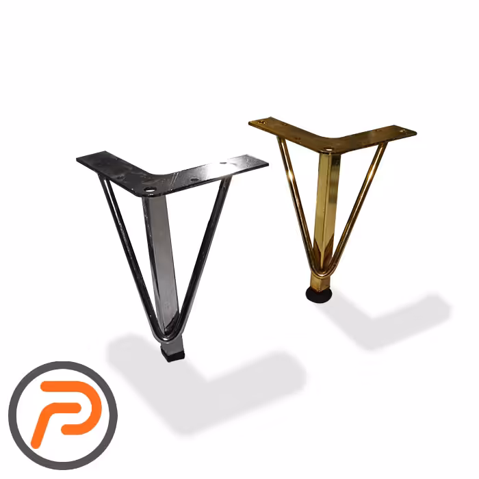 پایه فلزی سپر خم 12 سانتیمتر