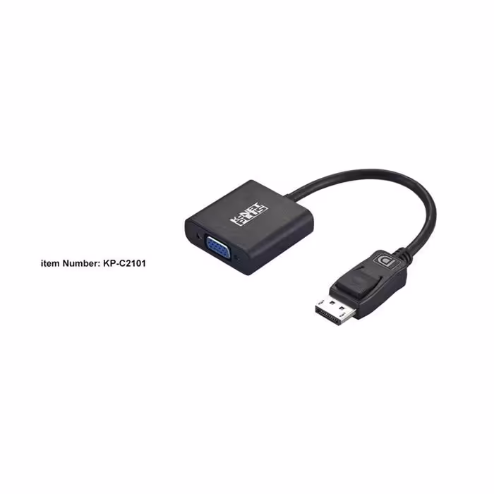 مبدل DisplayPort به VGA کی نت پلاس مدل KP-C2101