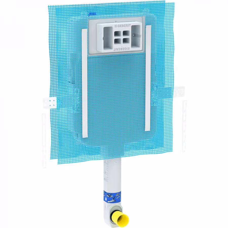 فلاش تانک توکار زمینی GEBERIT (گبریت) سری آلفا  Alpha 8cm-back to wall ساخت آلمان