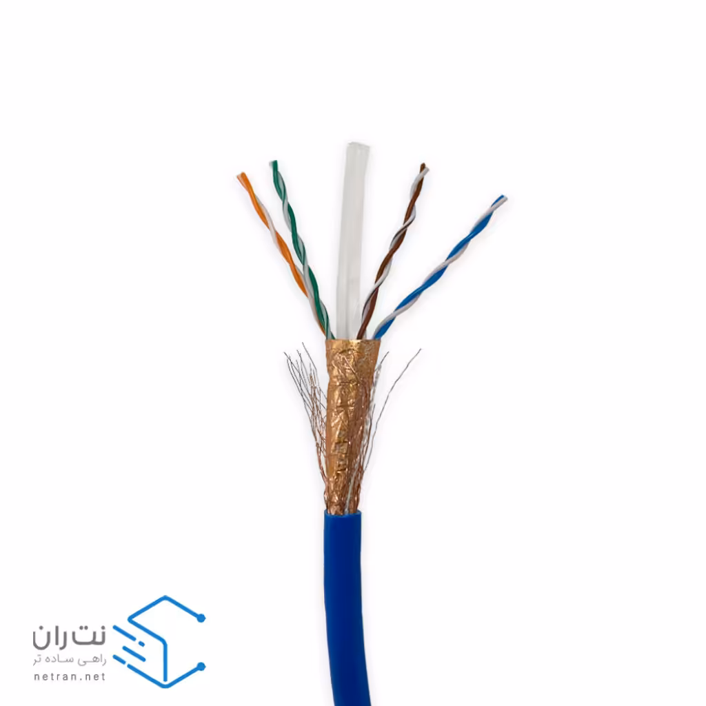 کابل شبکه لگراند Cat6 SFTP تمام مس بدون تست فلوک روکش PVC حلقه 500 متری | نت ران