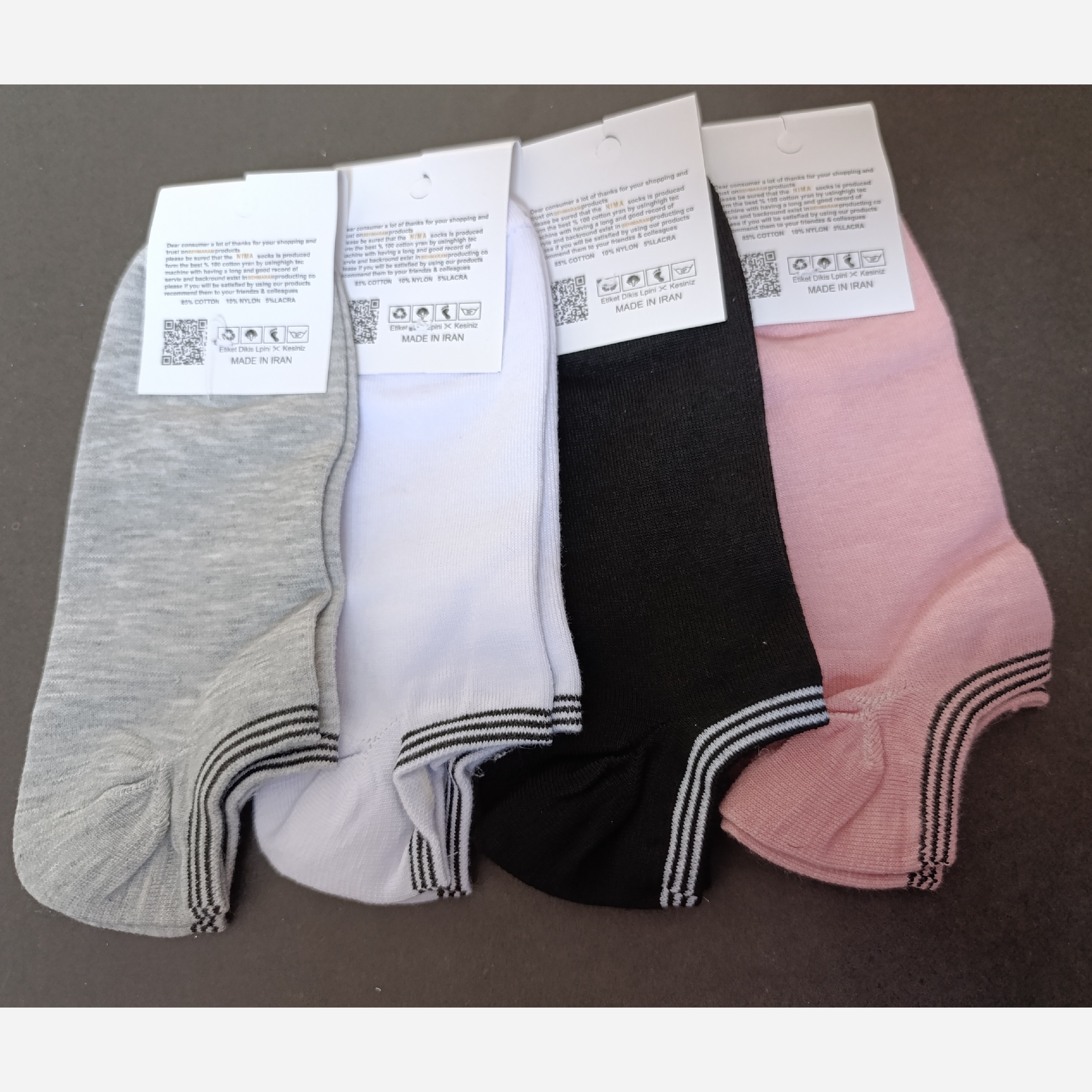 جوراب نخی پسرانه دخترانه زنانه سایز 36تا حداکثر 40