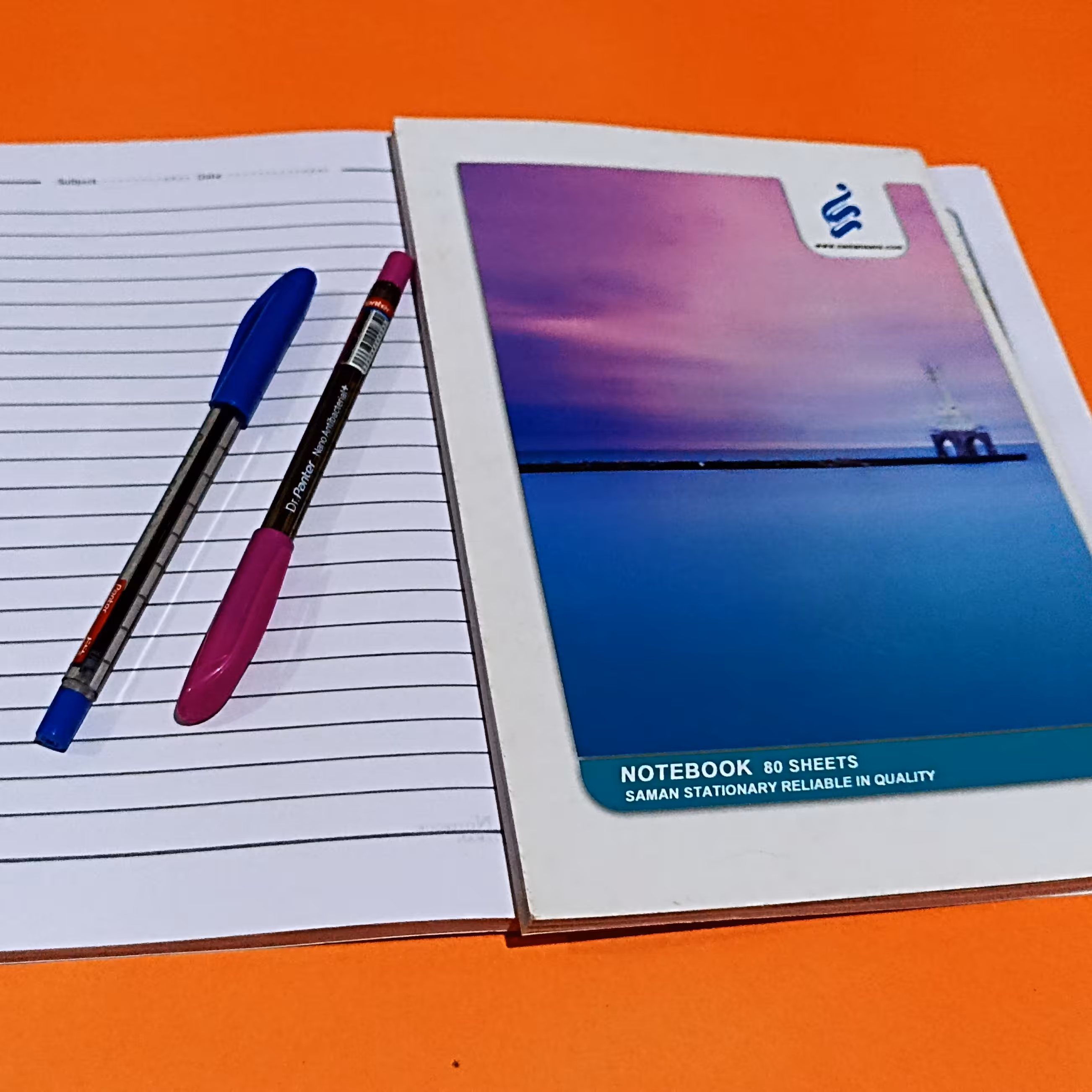 دفتر 80 برگ ته منگنه