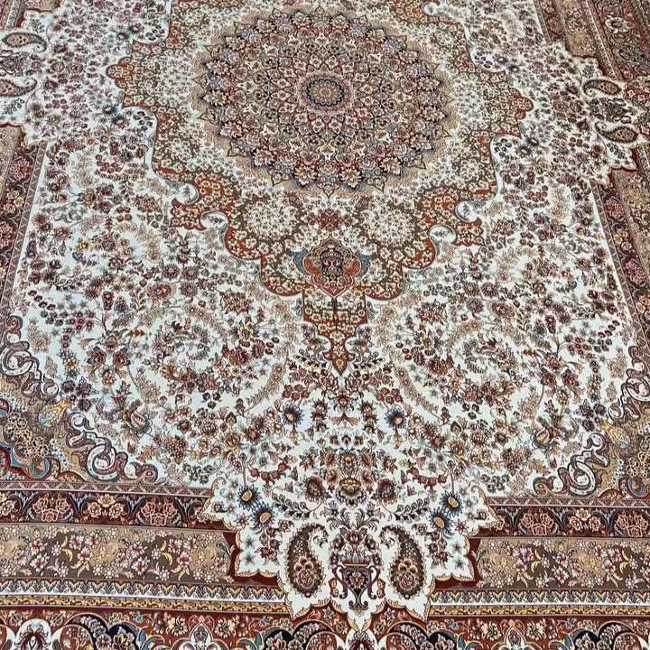 کاور فرش کشدار طرح بسیار زیبا و با کیفیت روفرشی کشدار 12 متری کد 26810