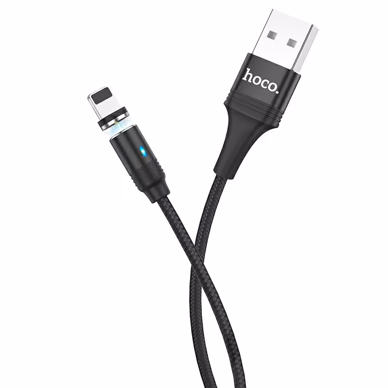 کابل شارژ مگنتی USB به لایتنینگ هوکو مدل U76 طول 1.2 متر