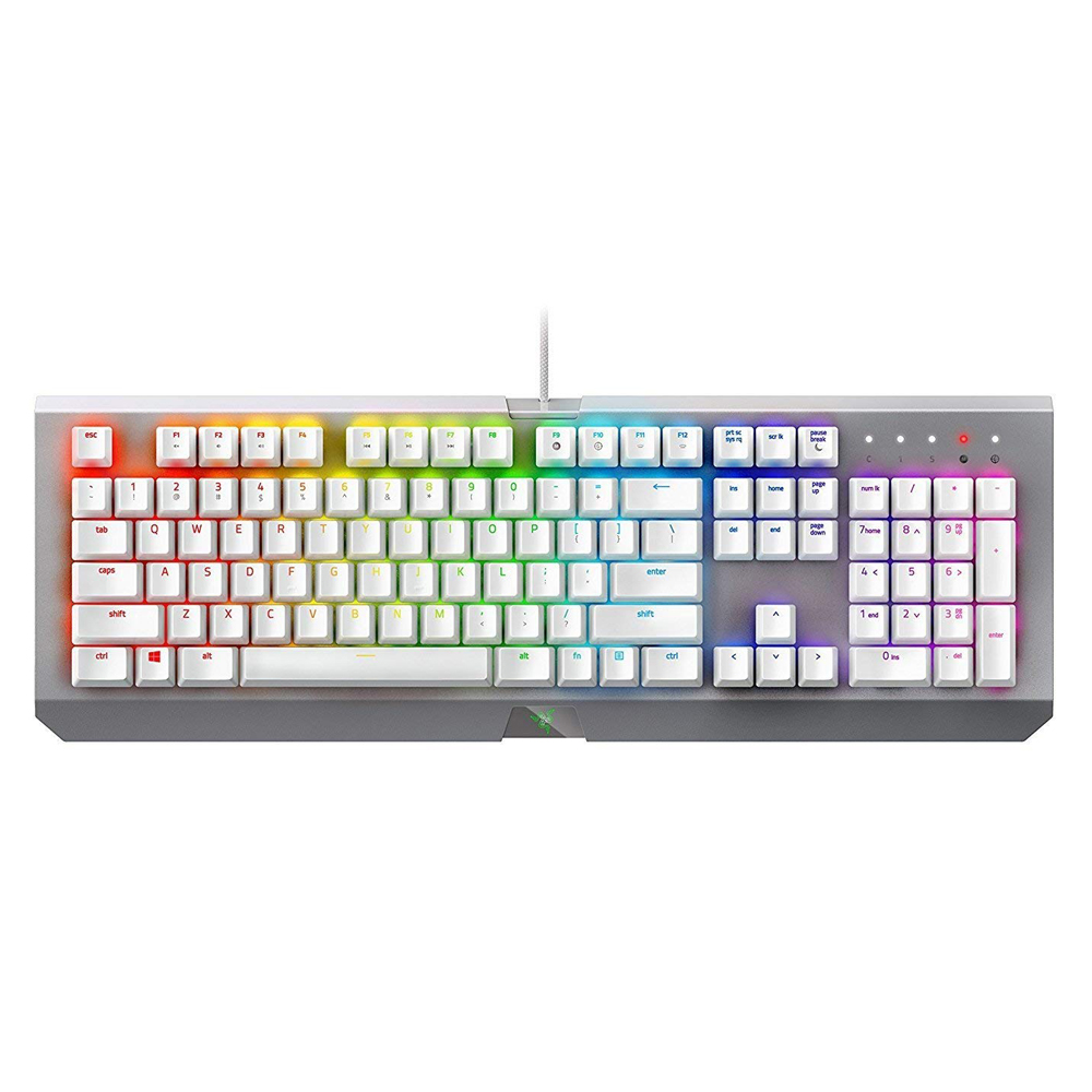 قیمت و خرید کیبورد گیمینگ باسیم ریزر مدل BLACKWIDOW X CHROMA MERCURY EDITION | یاس ارتباط