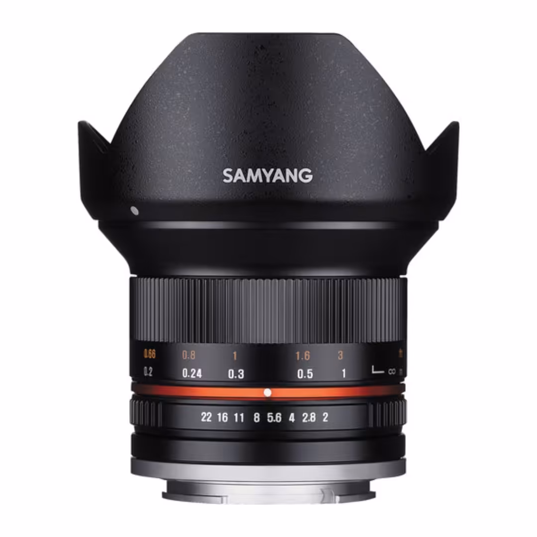 لنز سامیانگ Samyang 12mm f/2.0 NCS CS Lens for Micro Four Thirds Mount (Black)