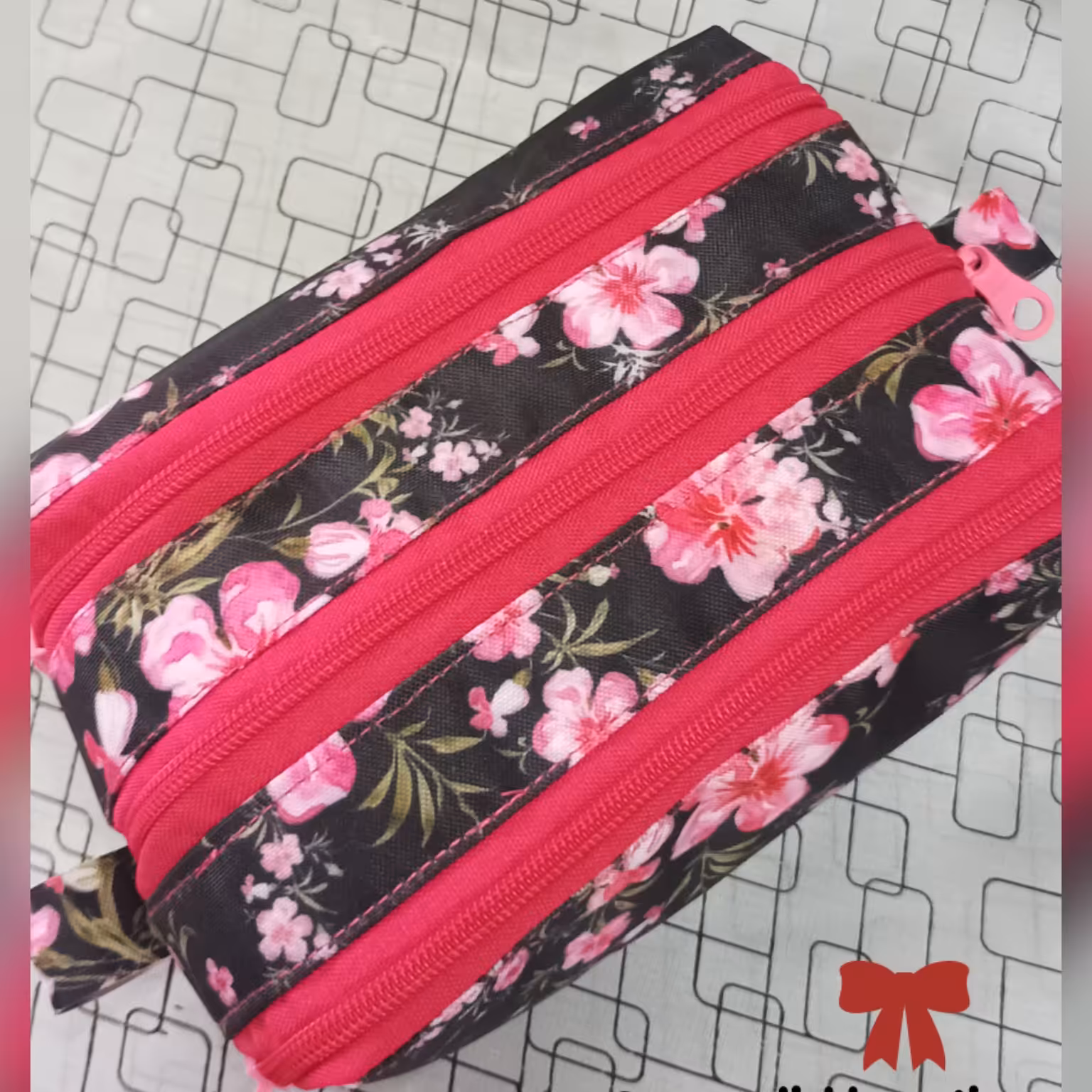 جامدادی سه زیپ بزرگ و جادار