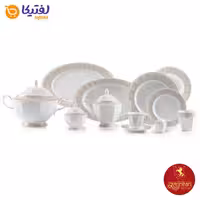 سرویس آرتمیس کرم چینی زرین نئوکلاسیک طرح 12 نفره 103 پارچه