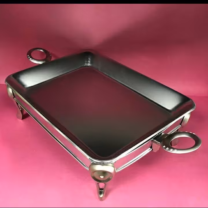 سوفله خوری برنج 8 نفره برند رزلند استیل خالص